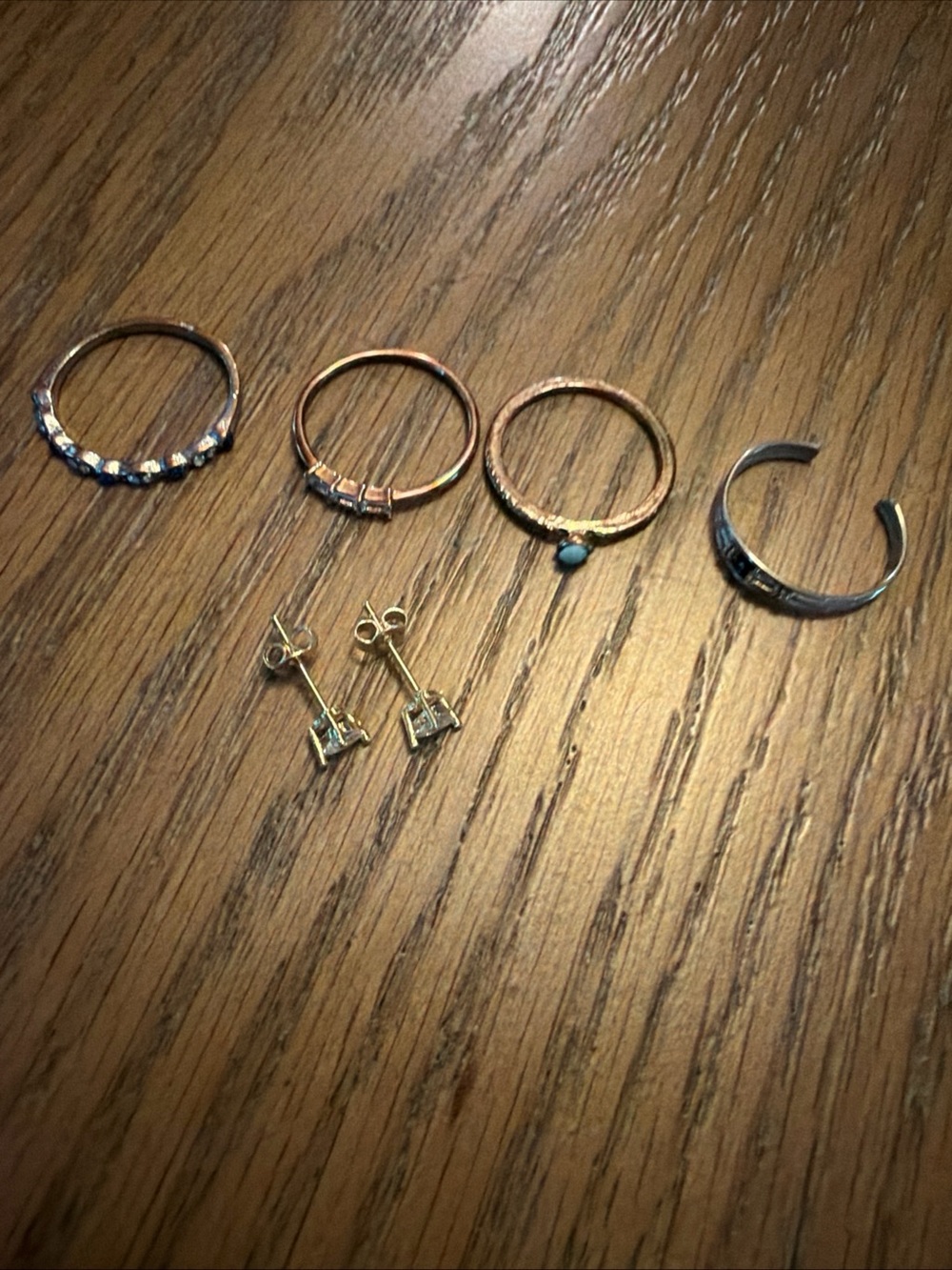 Costume Jewelry Lot Rings Size 6.5